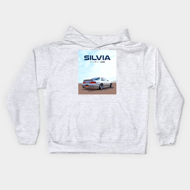 Silvia S13 Kids Hoodie by Widmore